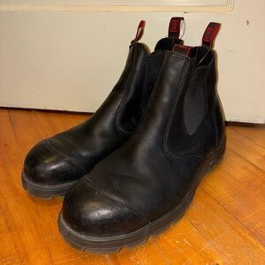 REDBACK BOOTS MEN'S 13 EASY ESCAPE PULL-ON CHELSEA BOOTS STEEL TOE Work